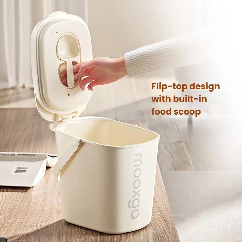 Cat food and dog food bucket, cat food storage bucket, sealed, insect proof, moisture-proof, pet food bucket, automatic vacuum constant pressure