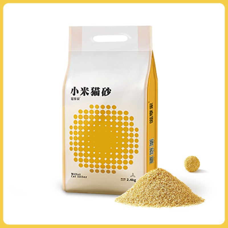 Cat litter, deodorizing, dust-free, plant-based cat litter, quick clumping, washable 