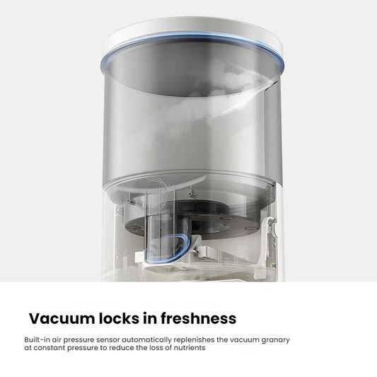 Vacuum automatic feeder for cats, intelligent timing, remote control, visual monitoring, cat and dog feeding machine 